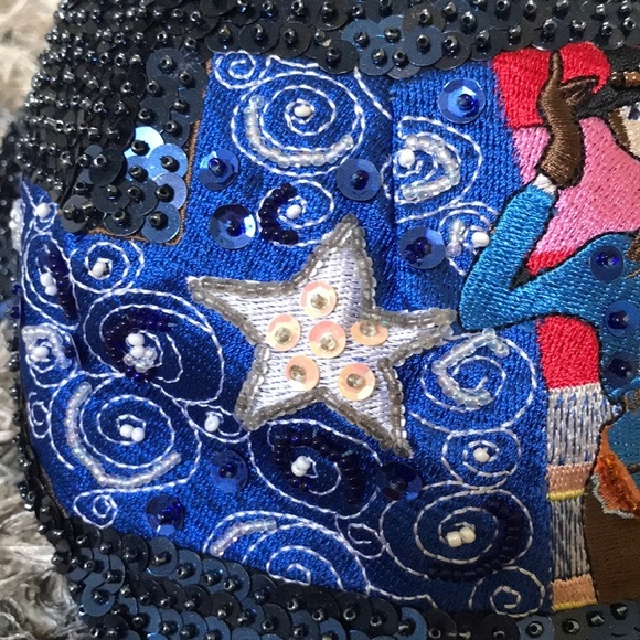 Beautiful Hand-Made Studs Embellished and Embroidery Baseball Hat, Cowgirl, OS main image 8